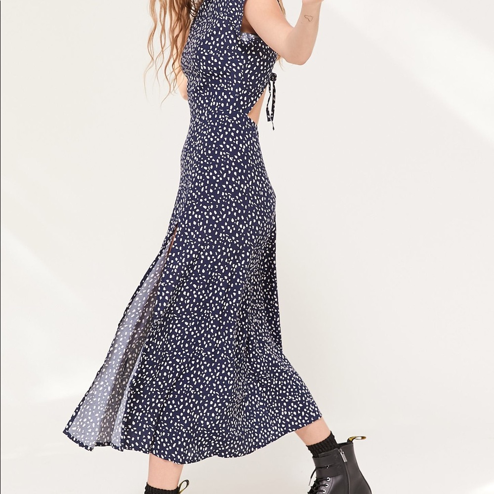 Lindsey Cap-sleeve Midi Dress